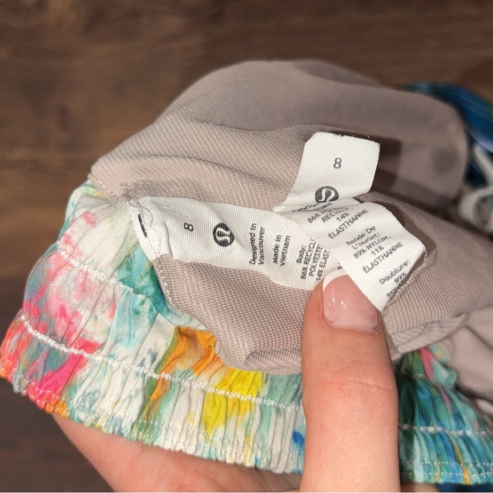 Multi color Lululemon shorts